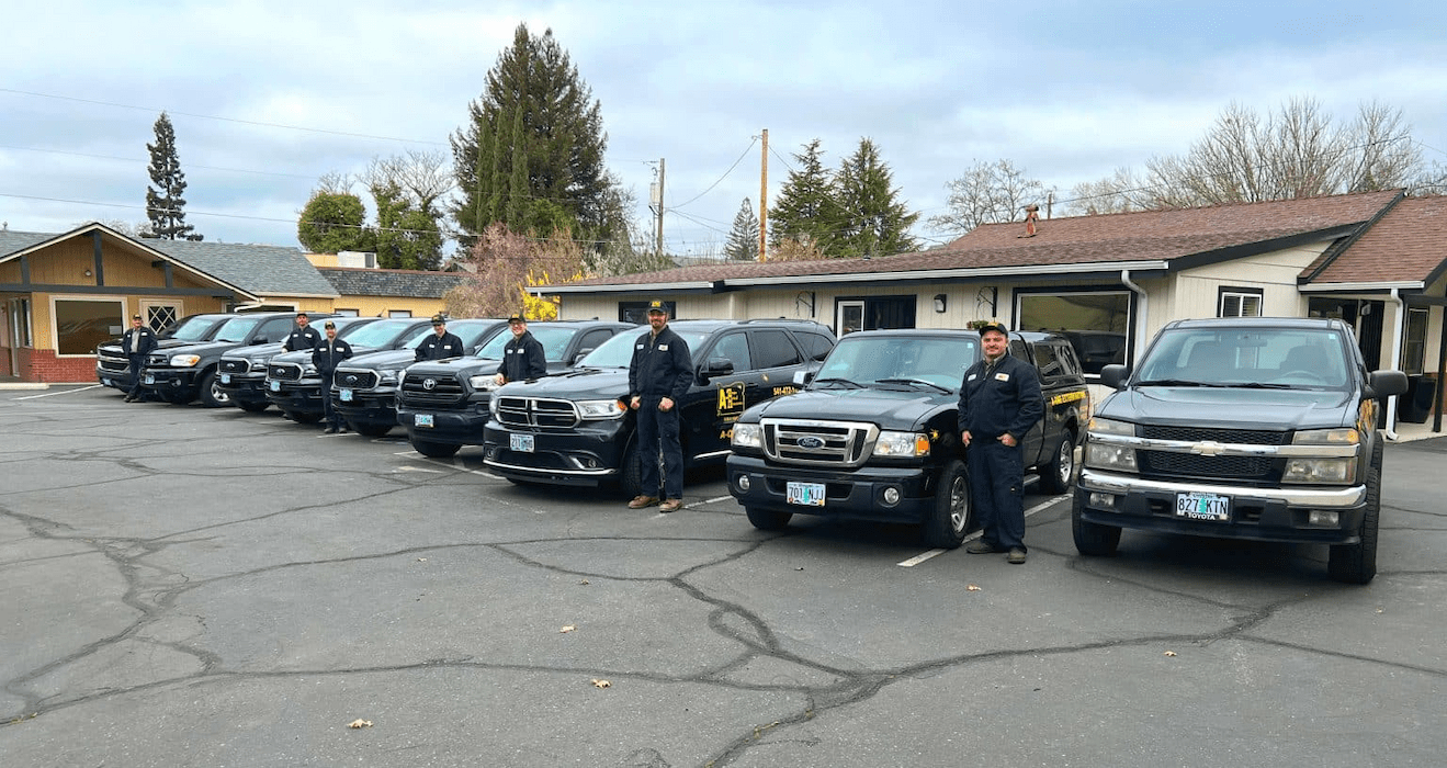 A-One Exterminators team and truck Grants Pass Oregon